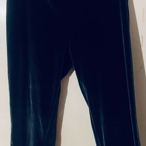 Adult Dark Velvet Leggings - Blackish Navy Blue